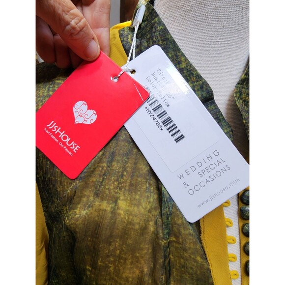 JJs House Flowy Long Dress Lined Size M Boho Gypsy NWT Hippie Free Spirit - Picture 10 of 13